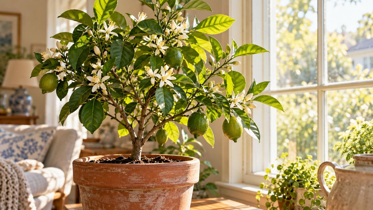 Citrus Trees Fragrant Blossoms Indoors