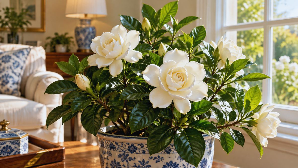 Gardenia Rich, Perfumed White Flowers
