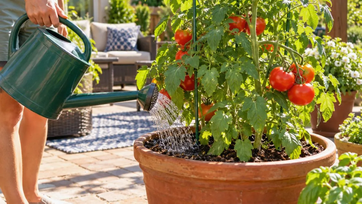 How Often to Water Tomato Plants in Pots