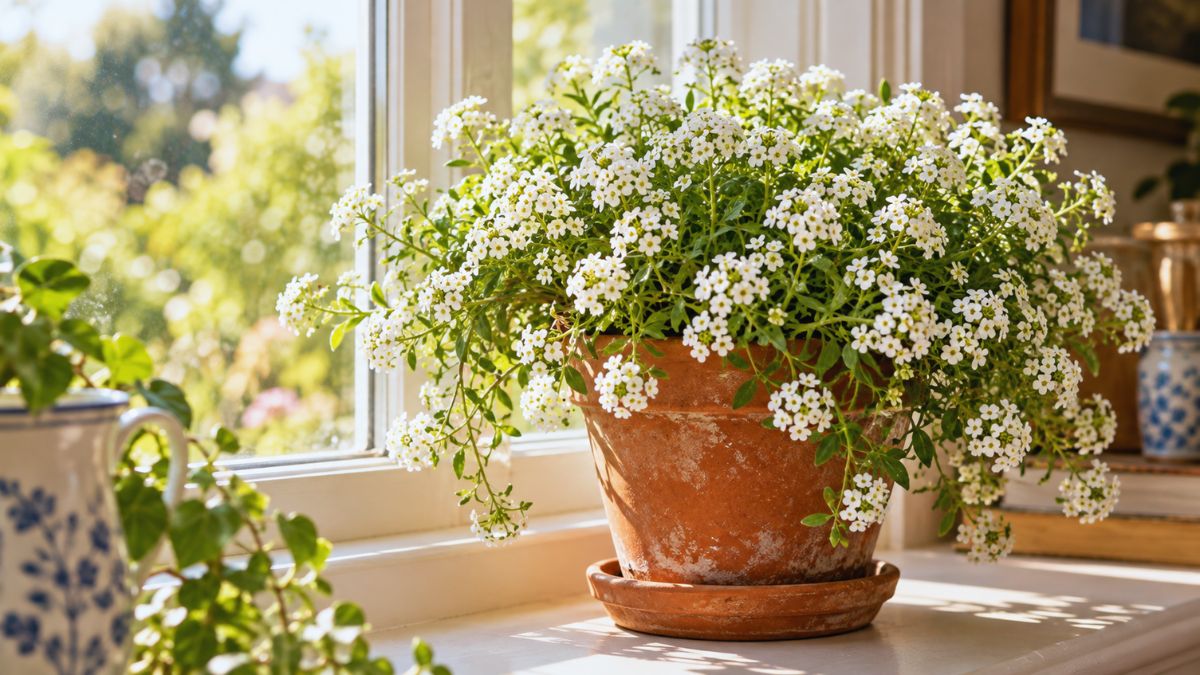 Sweet Alyssum Small Flowers With a Honey-Like Scent